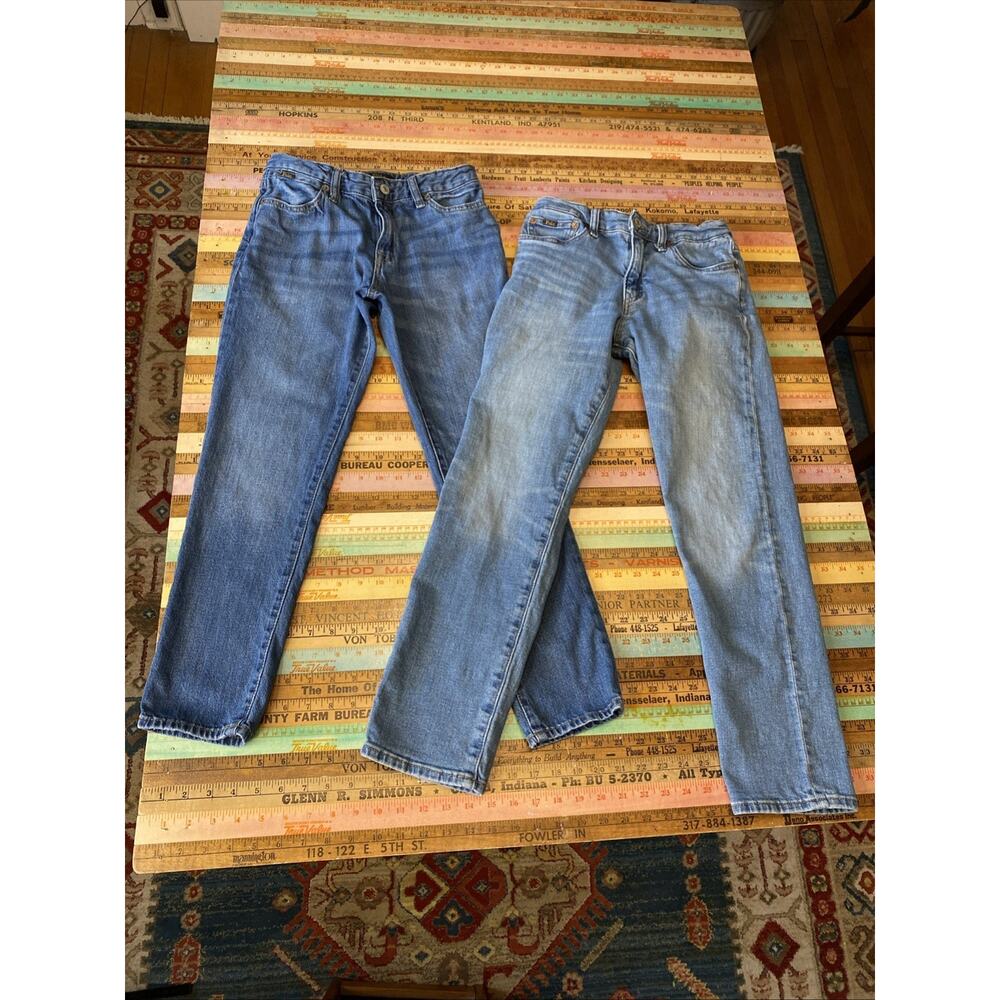 Ralph Lauren Polo Girls 14 The Astro Hampton Boyfriend Denim Jeans Lot Of 2